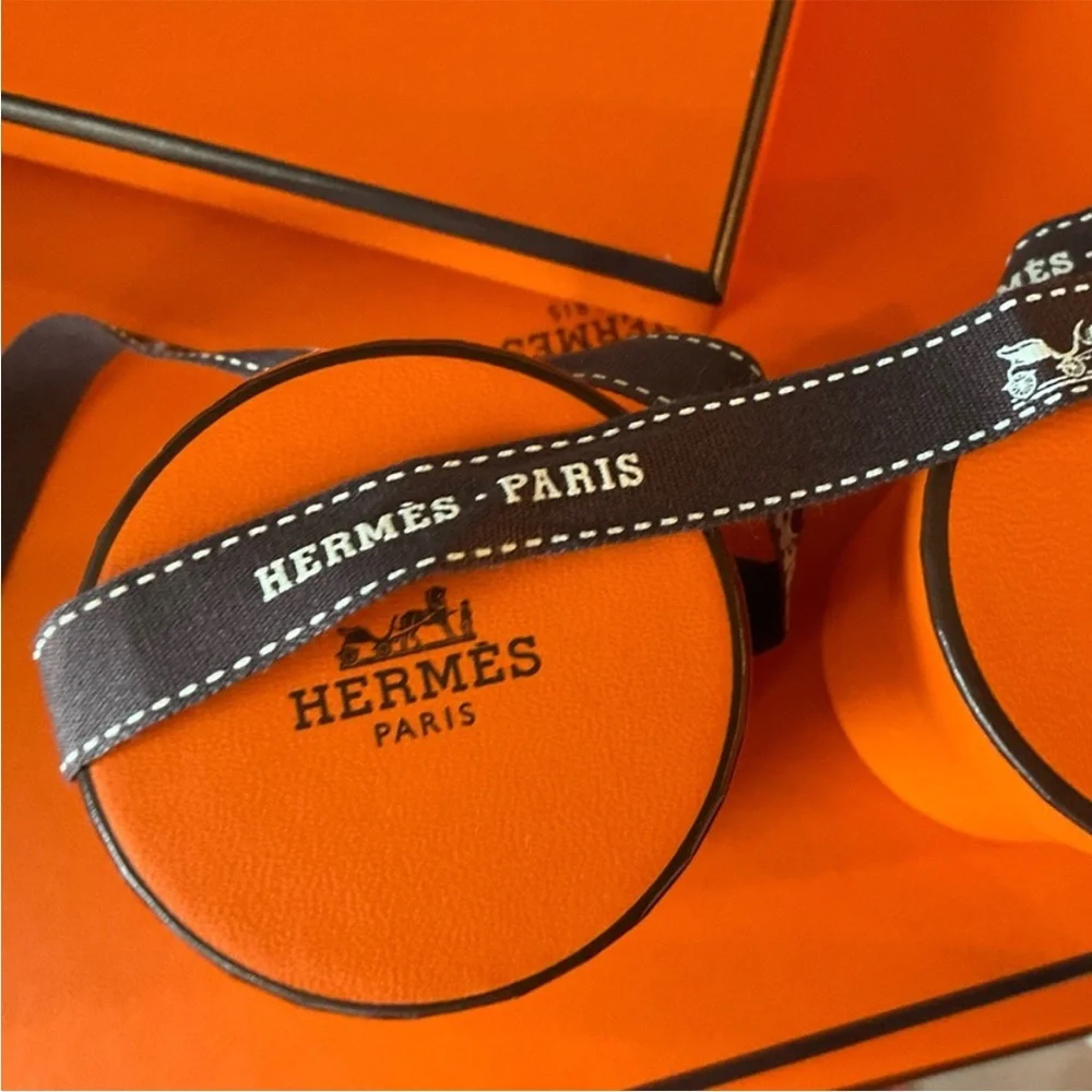 Authentic Hermes Twilly Box with Ribbon